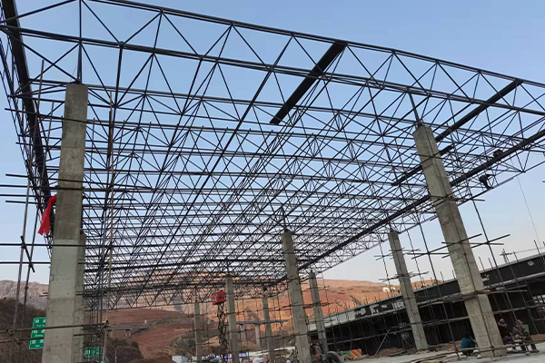 同江钢结构网架图片